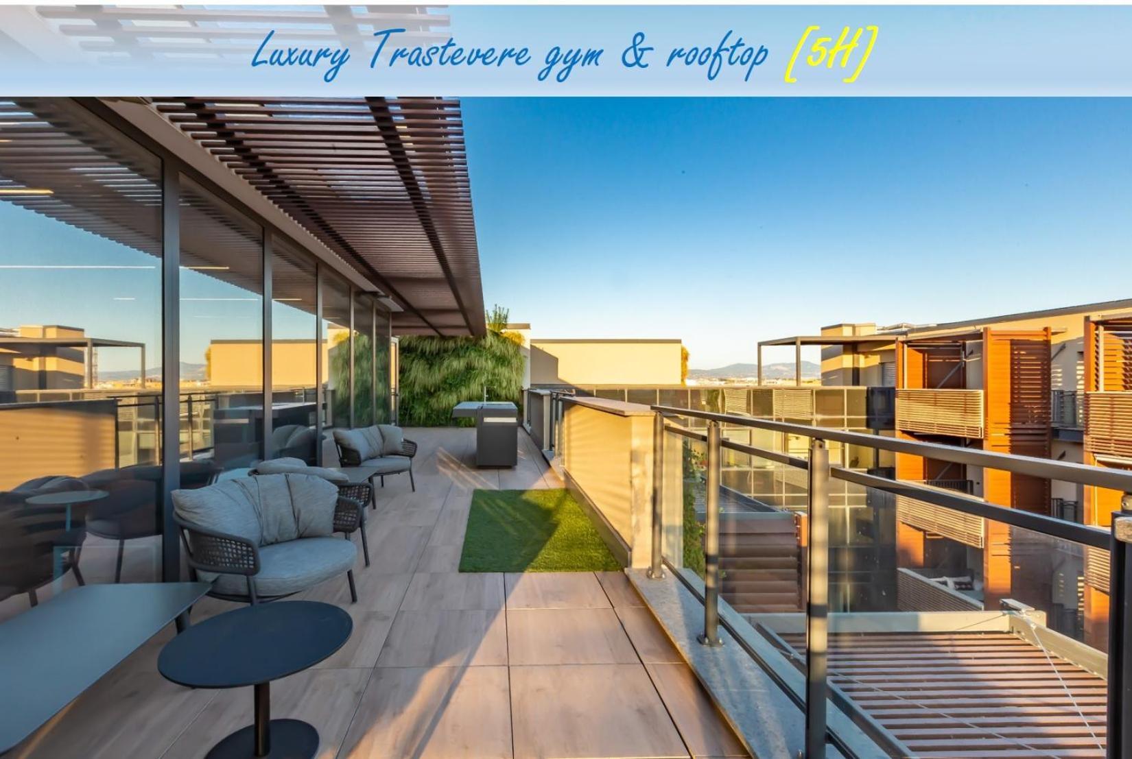 Luxury Trastevere Gym & Rooftop 5H Roma Eksteriør bilde